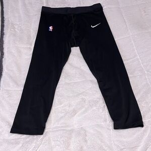 Nike Black Joggers with NBA Logo